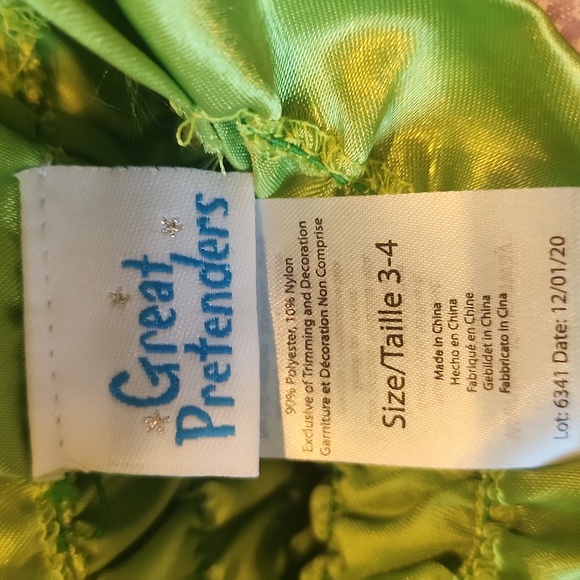 Great Pretenders Fairy Blooms Deluxe Dress with Wings sz 3 - 4 - Picture 8 of 11